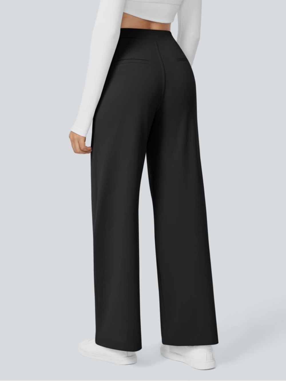 Halara Flex™ DayStretch High Waisted Pocket Straight Leg Work - Petite